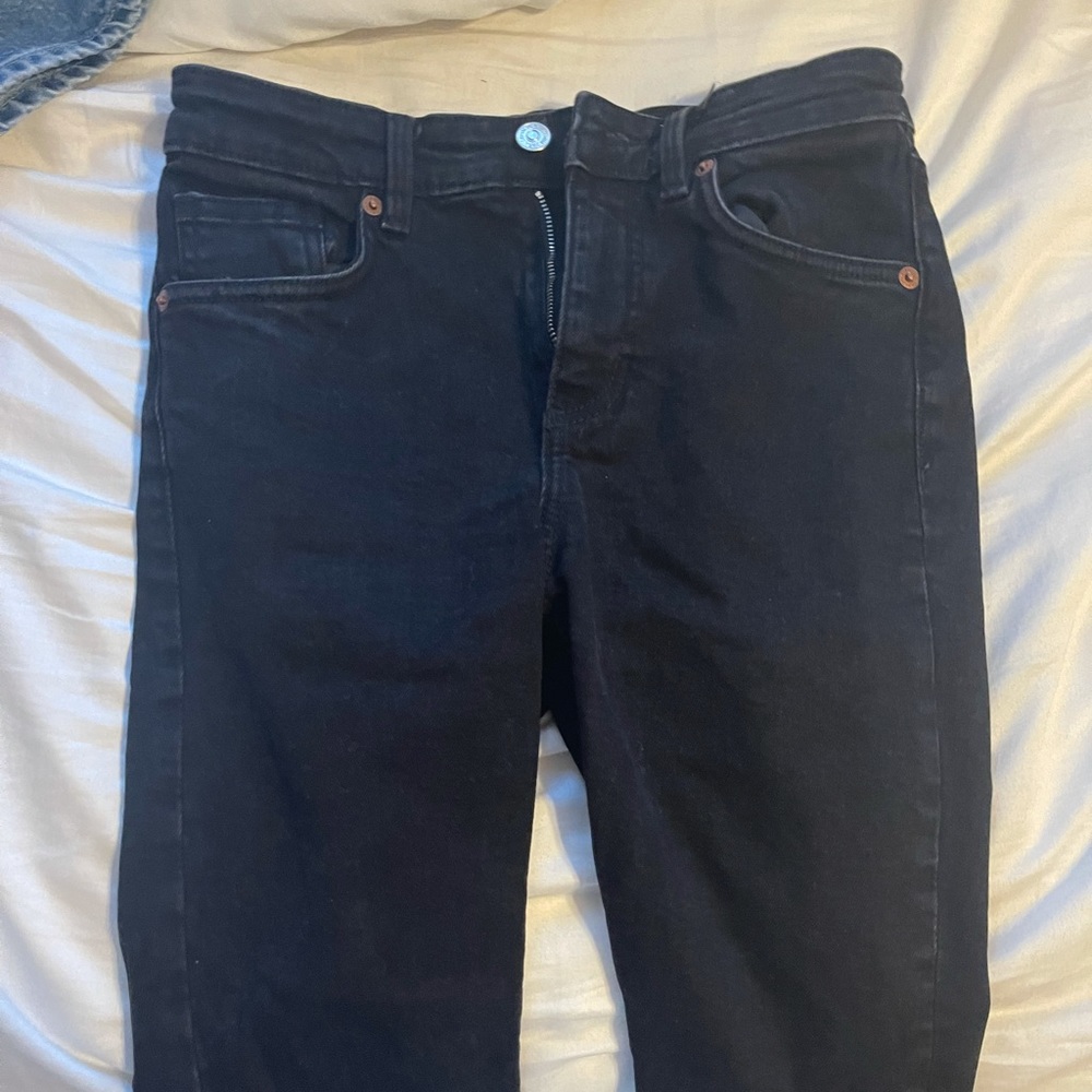 simple black jeans